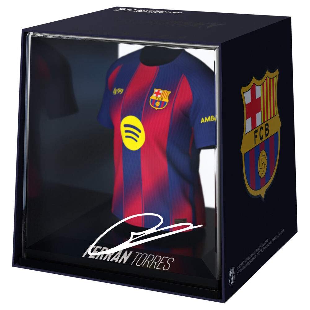 FC Barcelona Ferran Torres mini t-shirt figur | Hem & Hobby | Pryloteket