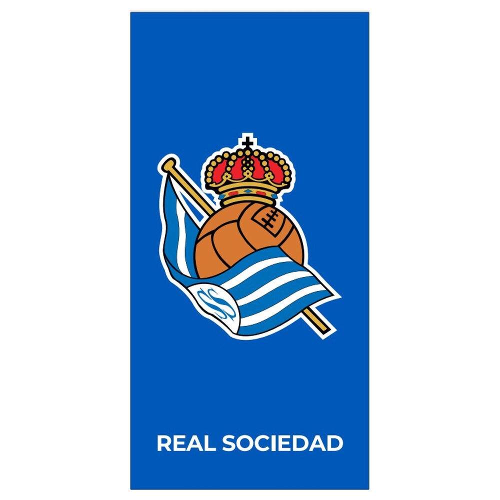 Real Sociedad F.C. mikrofiber strandhandduk | Hem & Hobby | Pryloteket