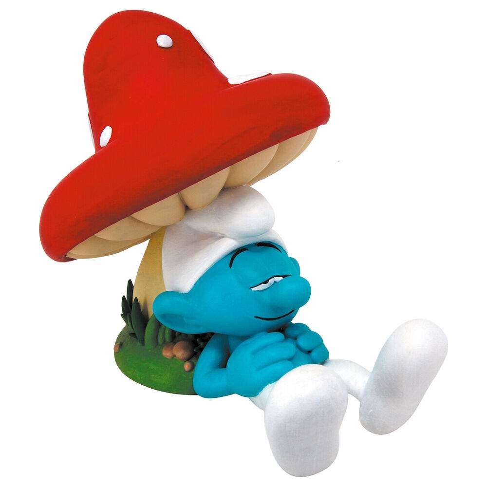 Søvnig Smølf Sparebøsse – 16 cm PVC Møntholder