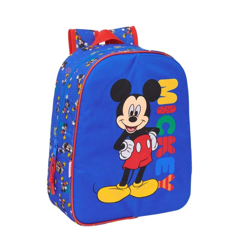Mickey Mouse Rygsæk – 34 cm, Udskifteligt Design