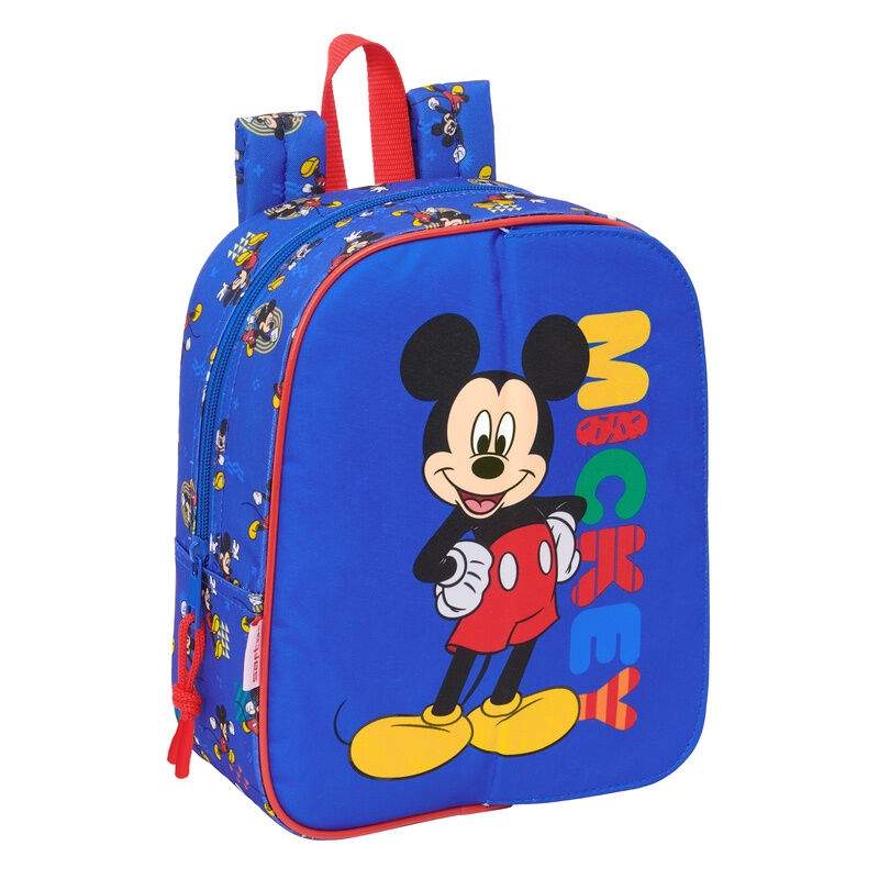 Mickey Mouse børnerygsæk – 27 cm, udskifteligt design