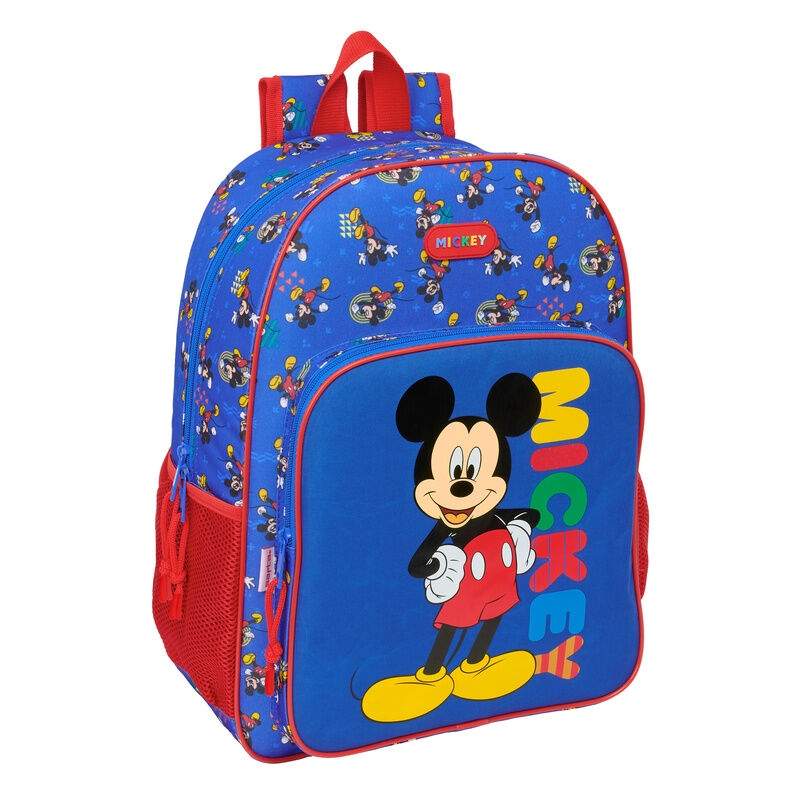 Mickey Mouse Rygsæk – 42 cm, Kan tilpasses til trolley, Ergonomisk