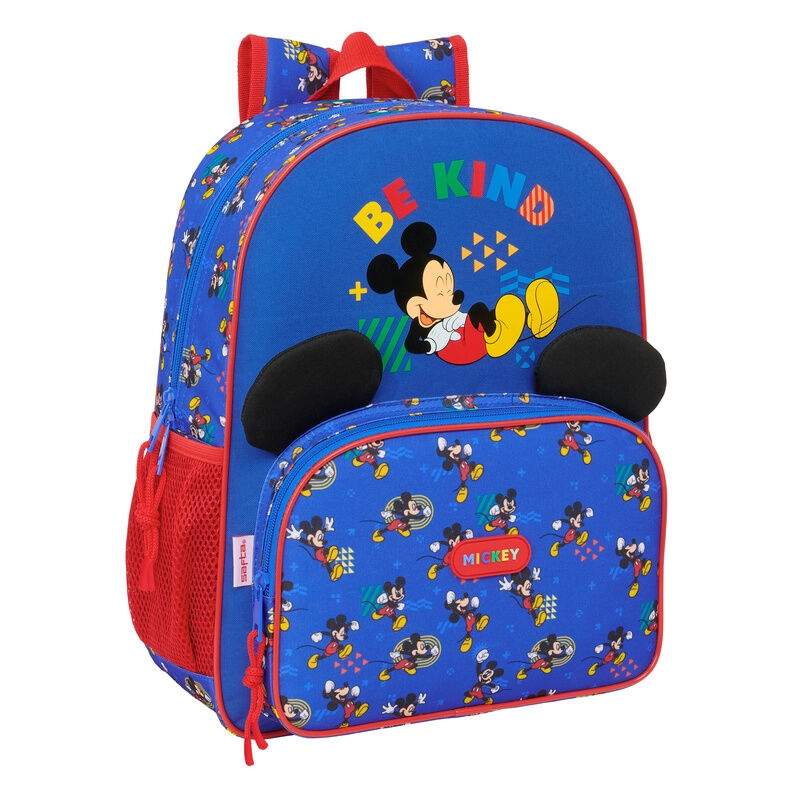 Mickey Mouse Rygsæk – 38 cm, Kompatibel med trolley, Ergonomisk