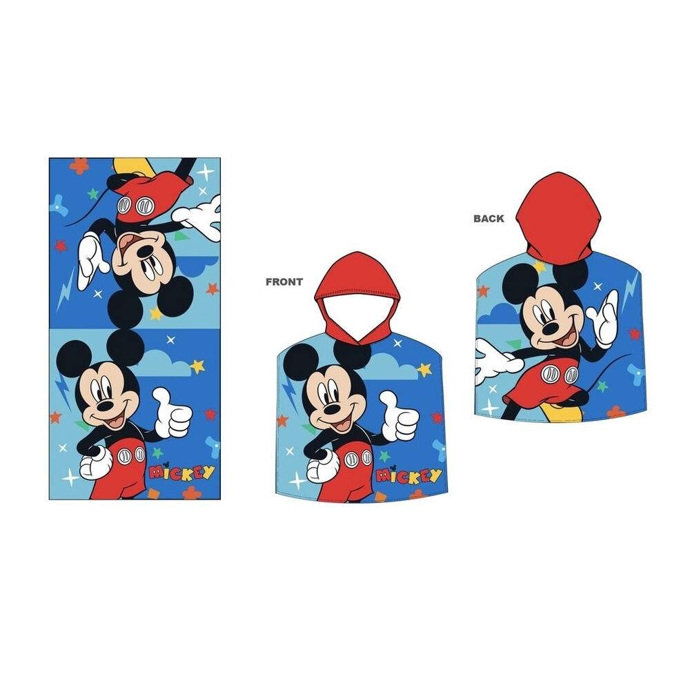 Disney Mickey mikrofiber ponchohandduk | Hem & Hobby | Pryloteket