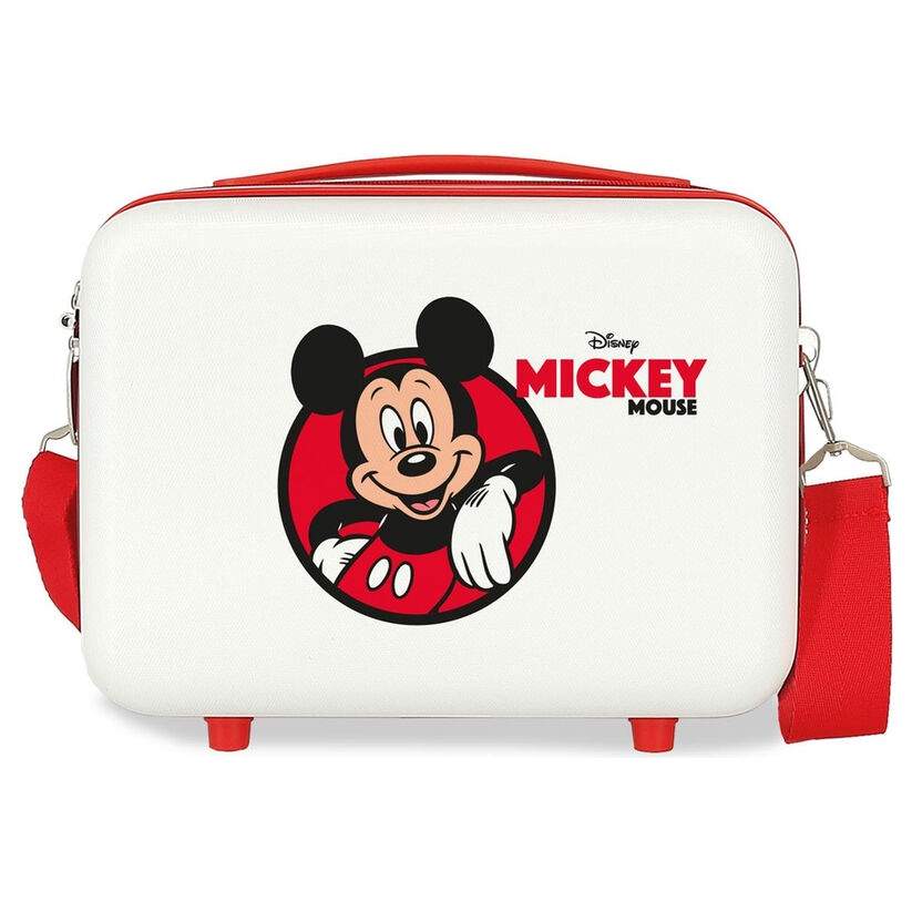 Disney Mickey Mouse Rött ABS anpassningsbart skönhetsfodral 29 cm | Hem & Hobby | Pryloteket
