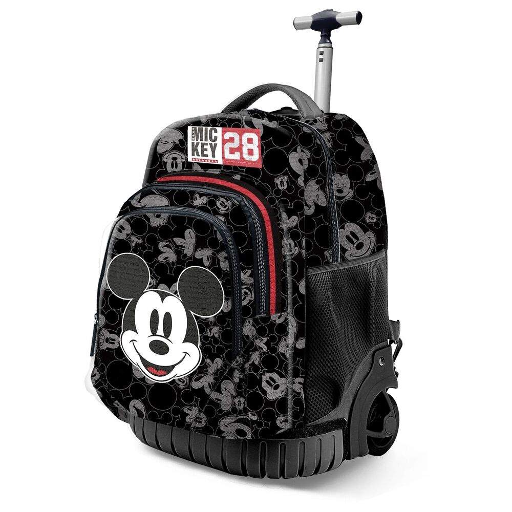 Mickey Mouse Trolley Rygsæk, 47 cm, med hjul, teleskophåndtag