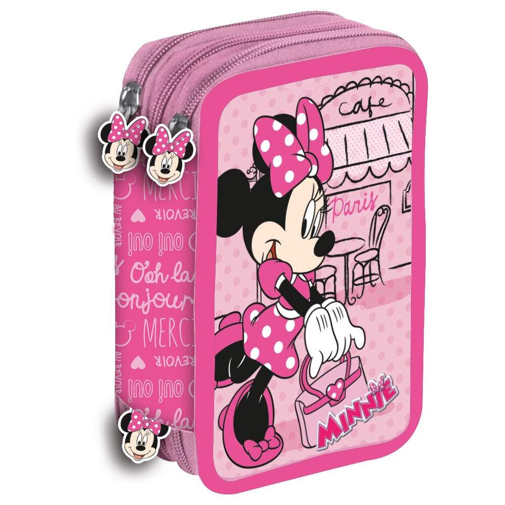 Disney Minnie Paris tredobbelt penalhus