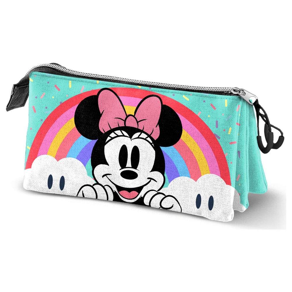 Disney Minnie Rainbow trippelpennfodral | Hem & Hobby | Pryloteket