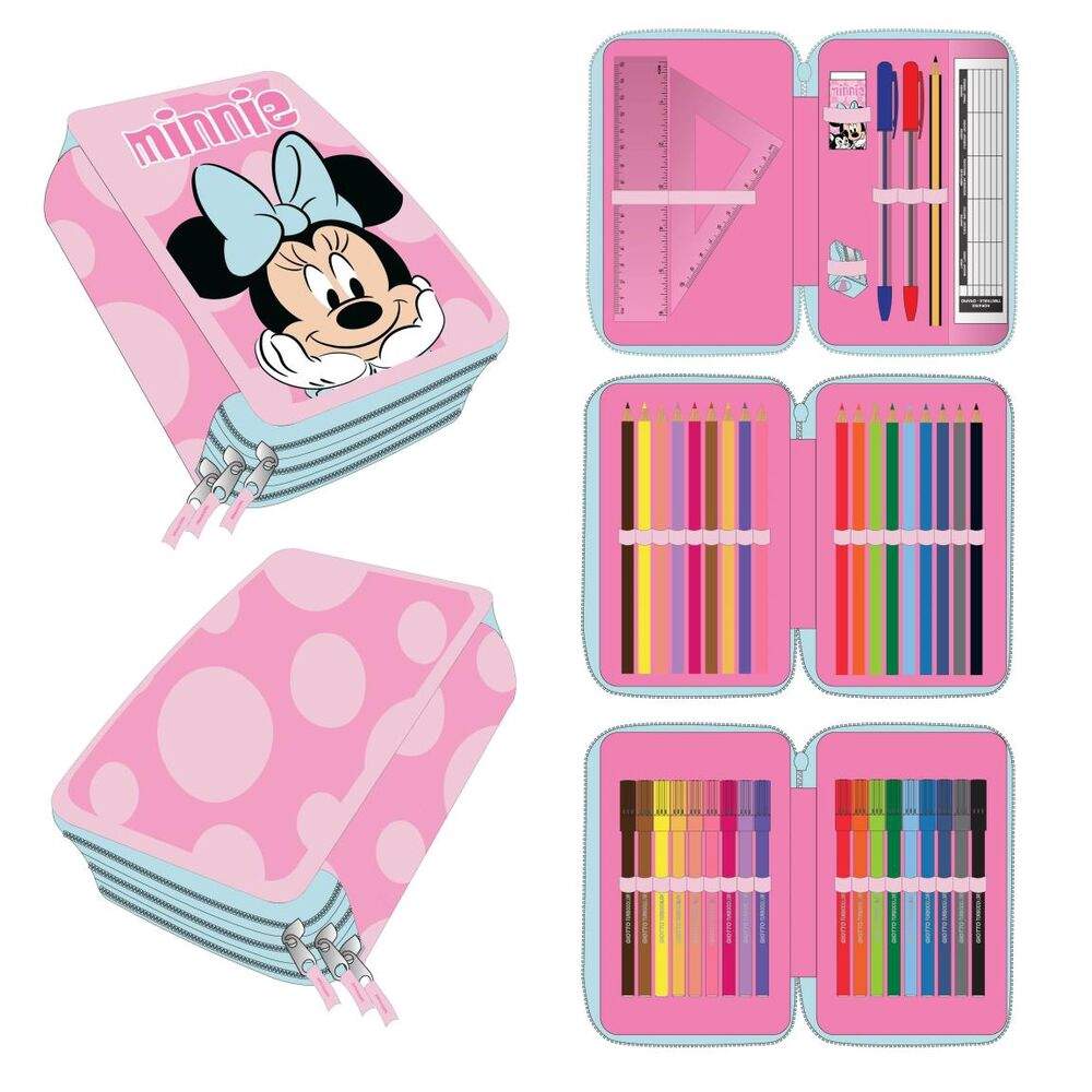 Disney Minnie trippelpennfodral | Hem & Hobby | Pryloteket
