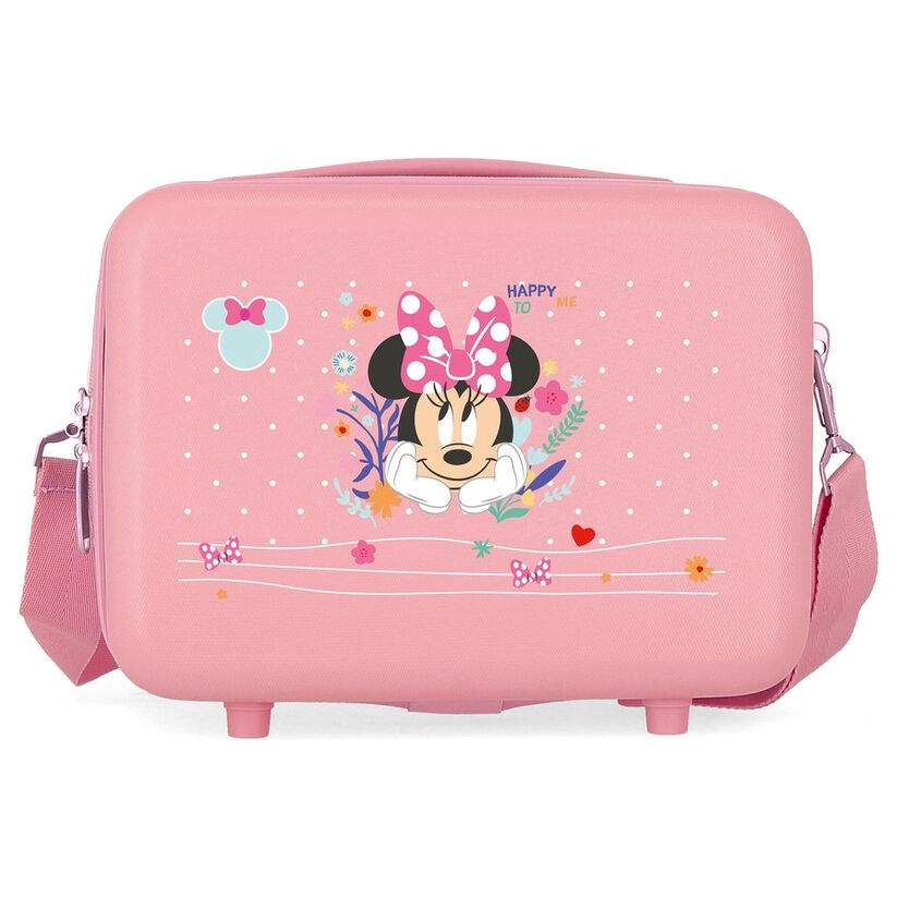 Disney Minnie Mouse Happy To Be Me ABS anpassningsbart skönhetsfodral 29 cm | Hem & Hobby | Pryloteket