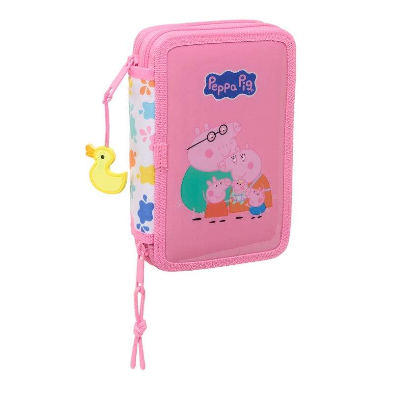 Peppa Pig Dubbelpennfodral Set – 29 delar | Hem & Hobby | Pryloteket
