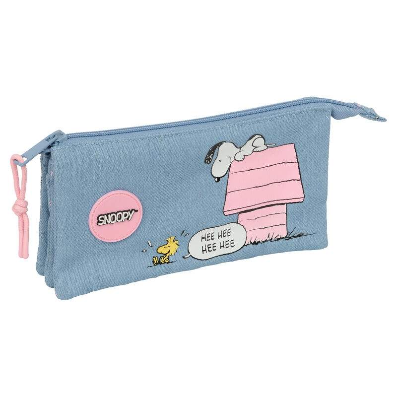 Peanuts Snoopy trippelpennfodral | Hem & Hobby | Pryloteket