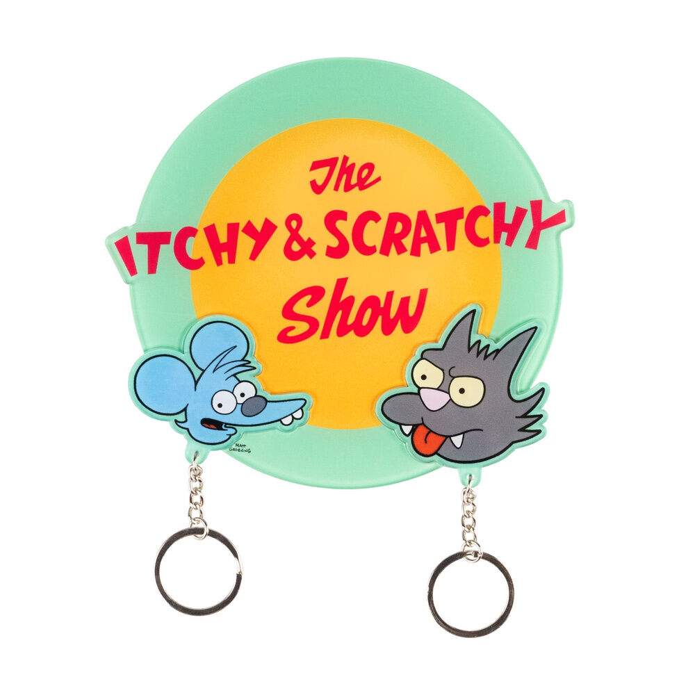 Simpsons nøgleophæng med magnetiske nøgleringe, 16x16cm