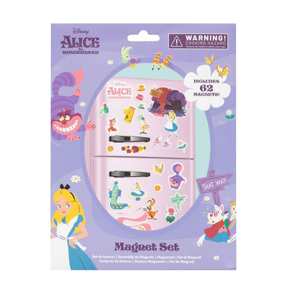 Alice i Underlandet Stansade Magneter Set – 3 Ark | Hem & Hobby | Pryloteket