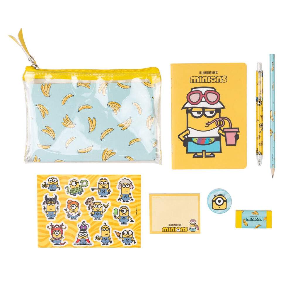 Minions brevpapper – Anteckningsbok, klistermärken, penna och mer | Hem & Hobby | Pryloteket