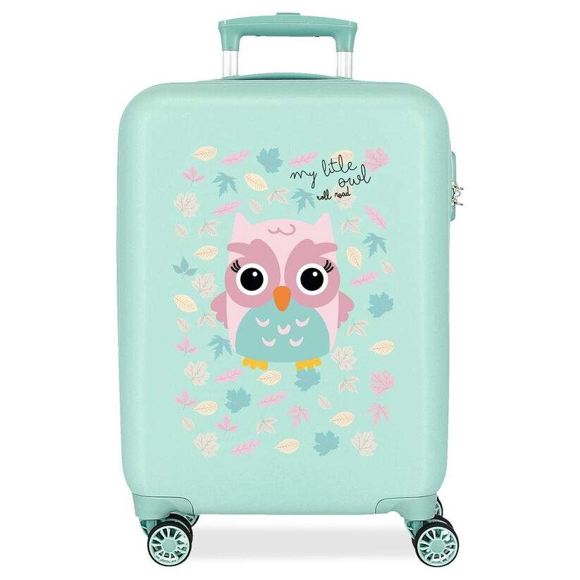 Roll Road Owl Happy Pets ABS trolley kuffert 55 cm