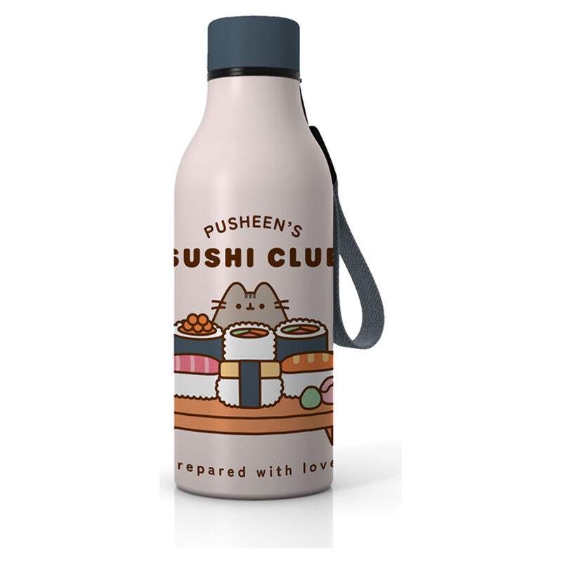 Cat Sushi Club termoflaske – 500ml rustfrit stål