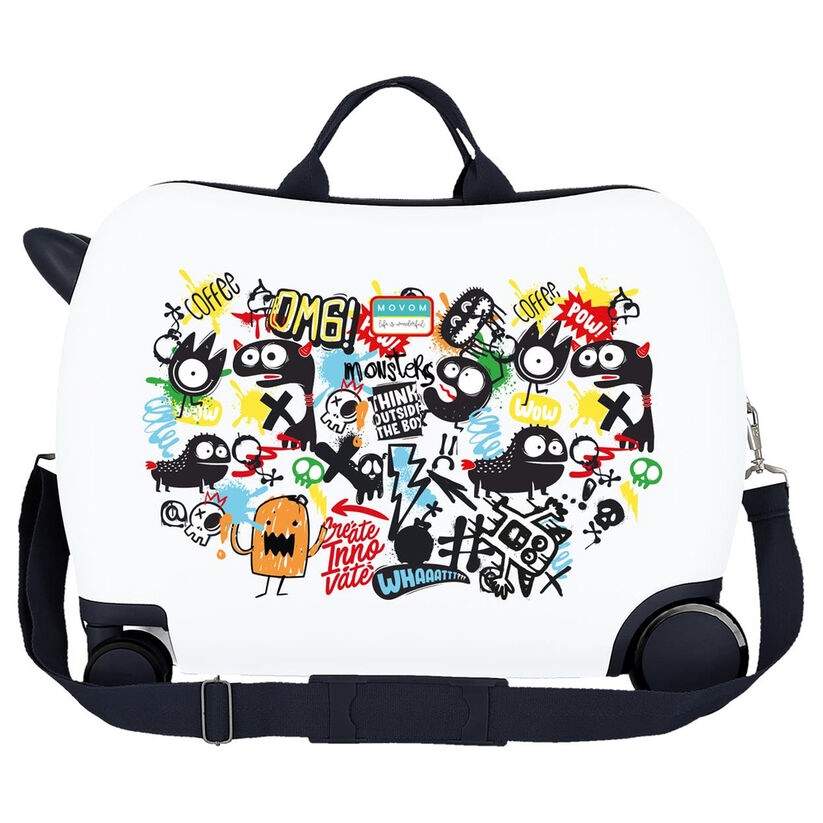 Movom Monsters ABS-trolleyväska 50 cm | Hem & Hobby | Pryloteket