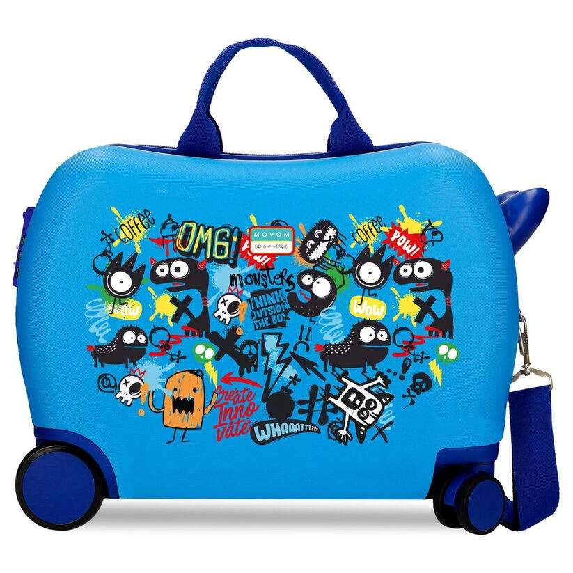 Movom Monsters Az ABS-trolleyväska 50 cm | Hem & Hobby | Pryloteket