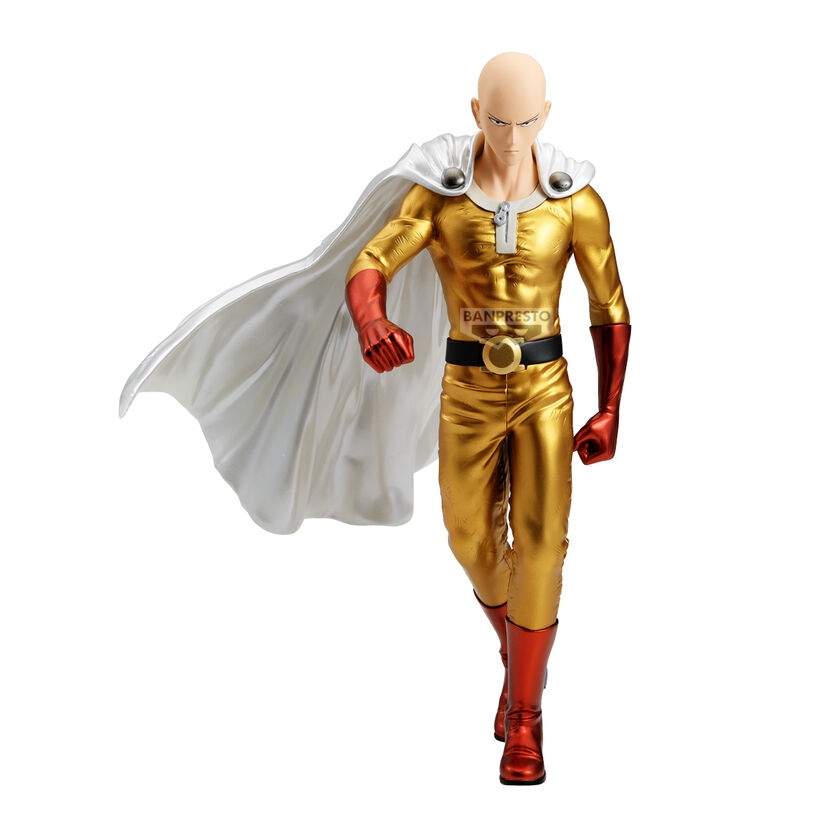 One Punch Man Grandista Saitama Metallic Ver figur 27 cm | Hem & Hobby | Pryloteket