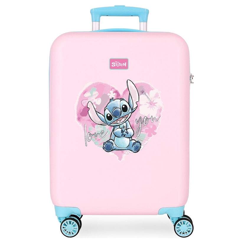 Disney Stitch Heart ABS trolley kuffert 55 cm