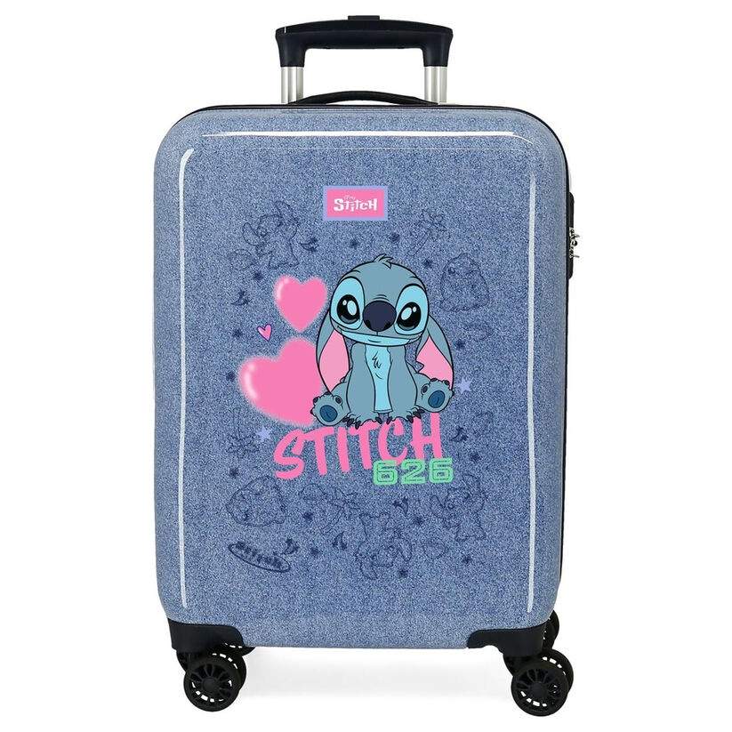 Disney Stitch Hearts ABS trolley kuffert 55 cm
