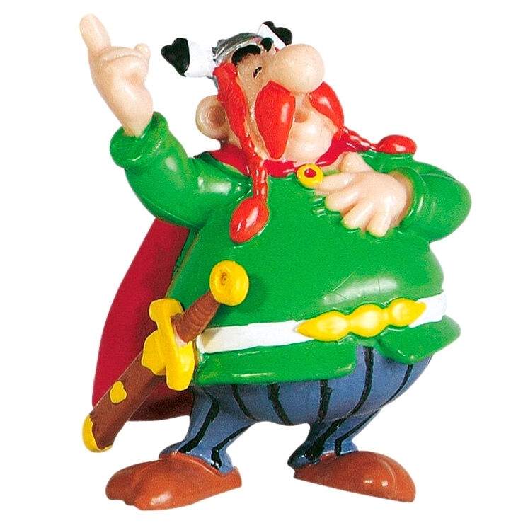 Asterix den galliske Abraracurcix figur 6 cm