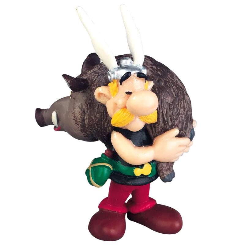 Asterix den galliske Asterix med vildsvin figur 6 cm