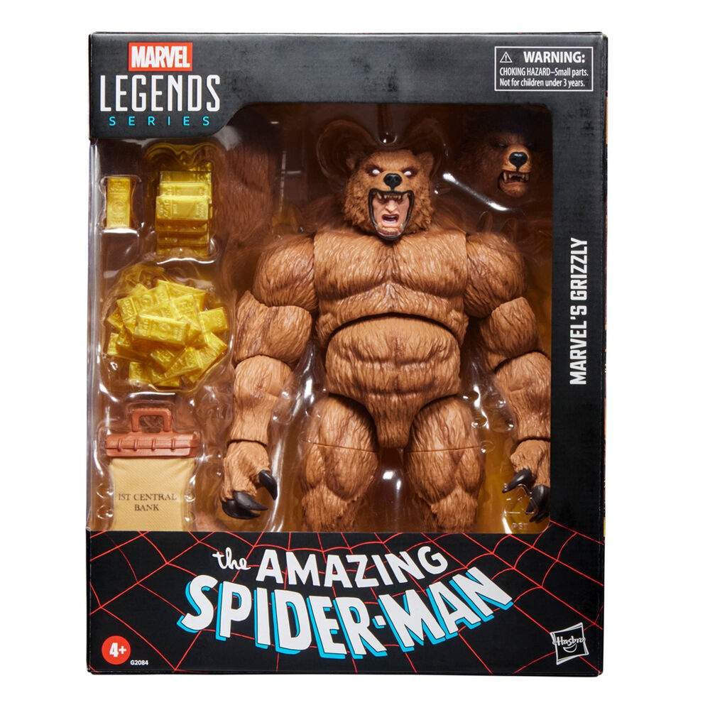 Spider-Man Grizzly Figur 15 cm med 7 tilbehør