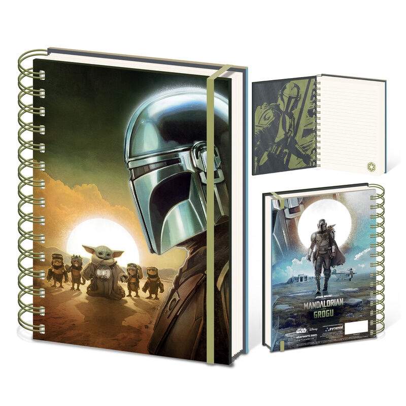 Star Wars The Mandalorian A5 notesbog