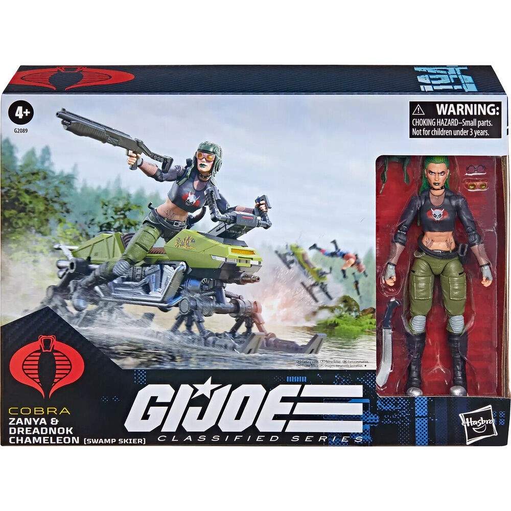 G.I. Joe Cobra Zanya Figur 15cm – Artikuleret Legetøj