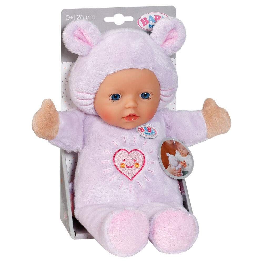 Baby Mus Dukke, 26 cm – Blød & Vaskbar