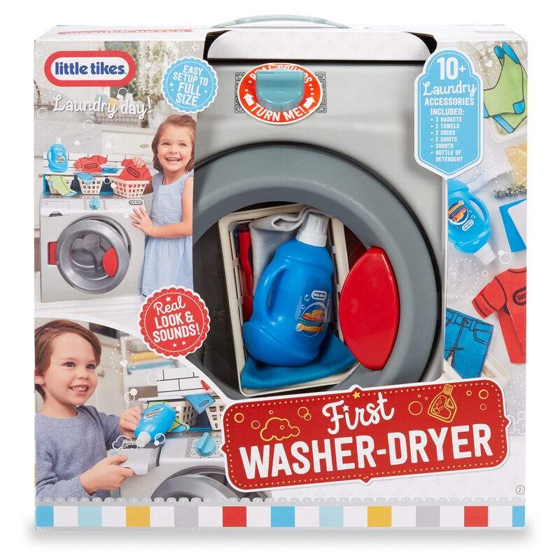 Tvättmaskin/torktumlare för barn med ljud och tillbehör | Hem & Hobby | Pryloteket