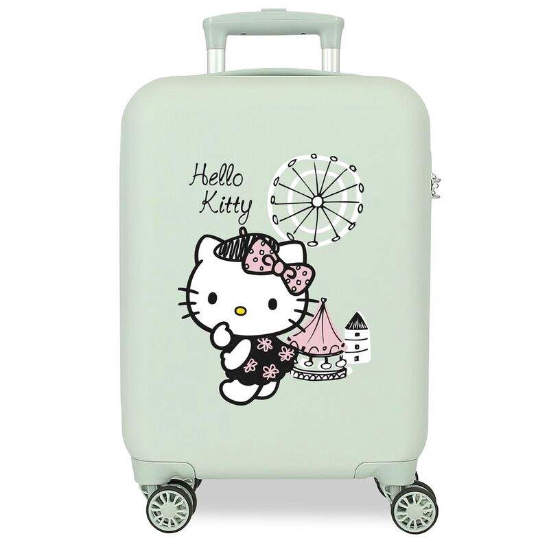 Hello Kitty ABS-trolleykuffert – 50 cm, sikker og nem at rulle sammen