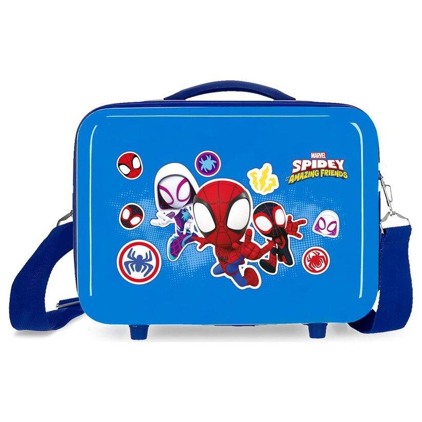 Marvel Spidey Webs Go ABS justerbart skønhedsetui 29 cm