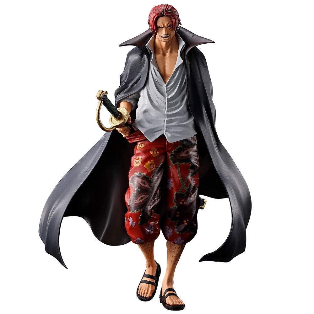 One Piece Red Hair Pirates Shanks figur 21 cm