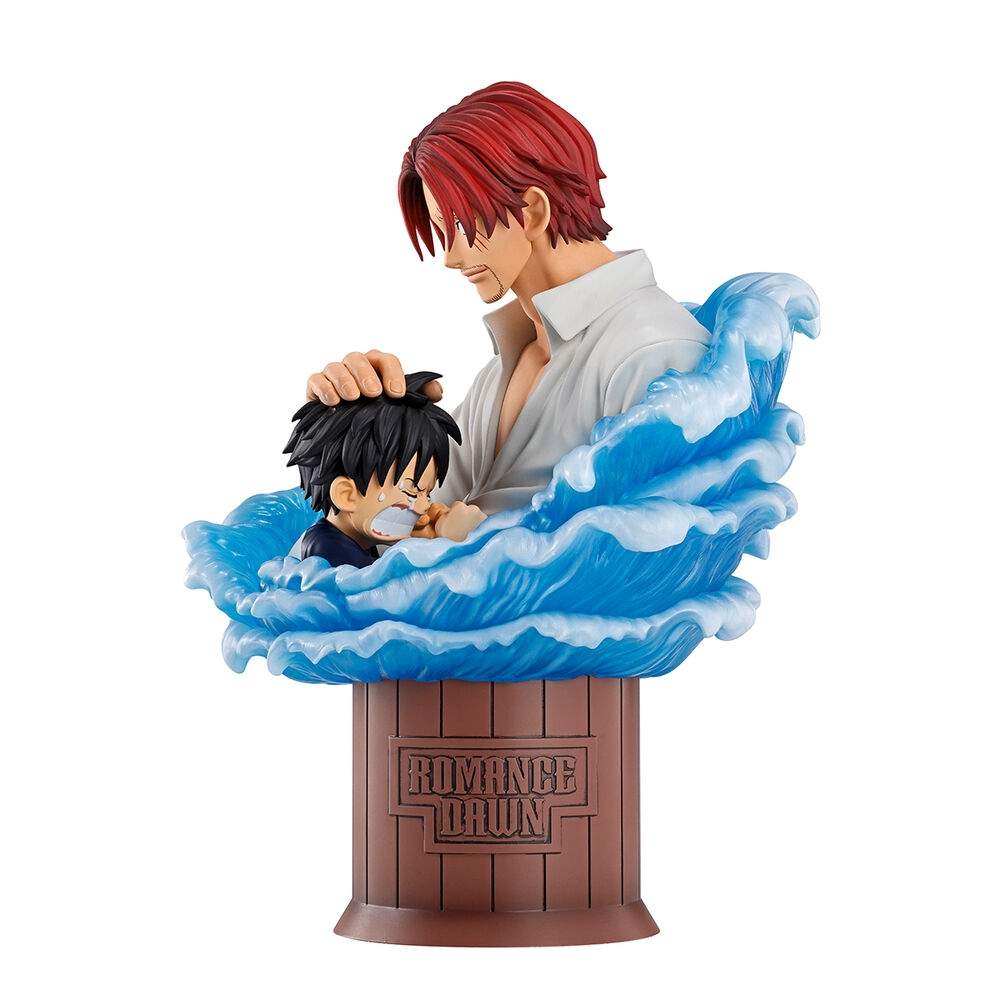 One Piece Red Hair Pirates Shanks & Luffy figur 15 cm