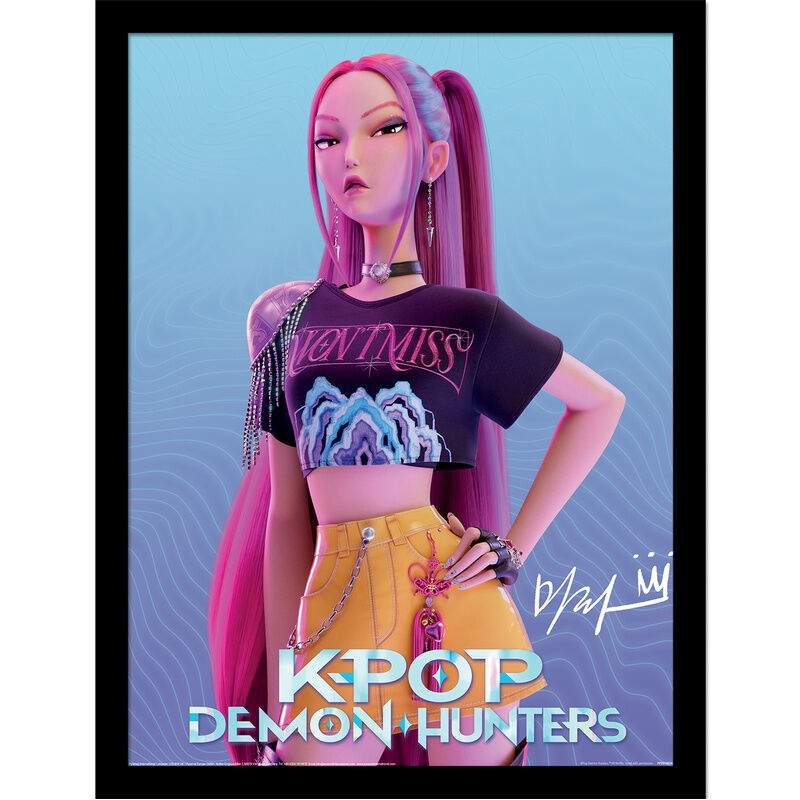 KPop Demon Hunters Mira Indrammet tryk