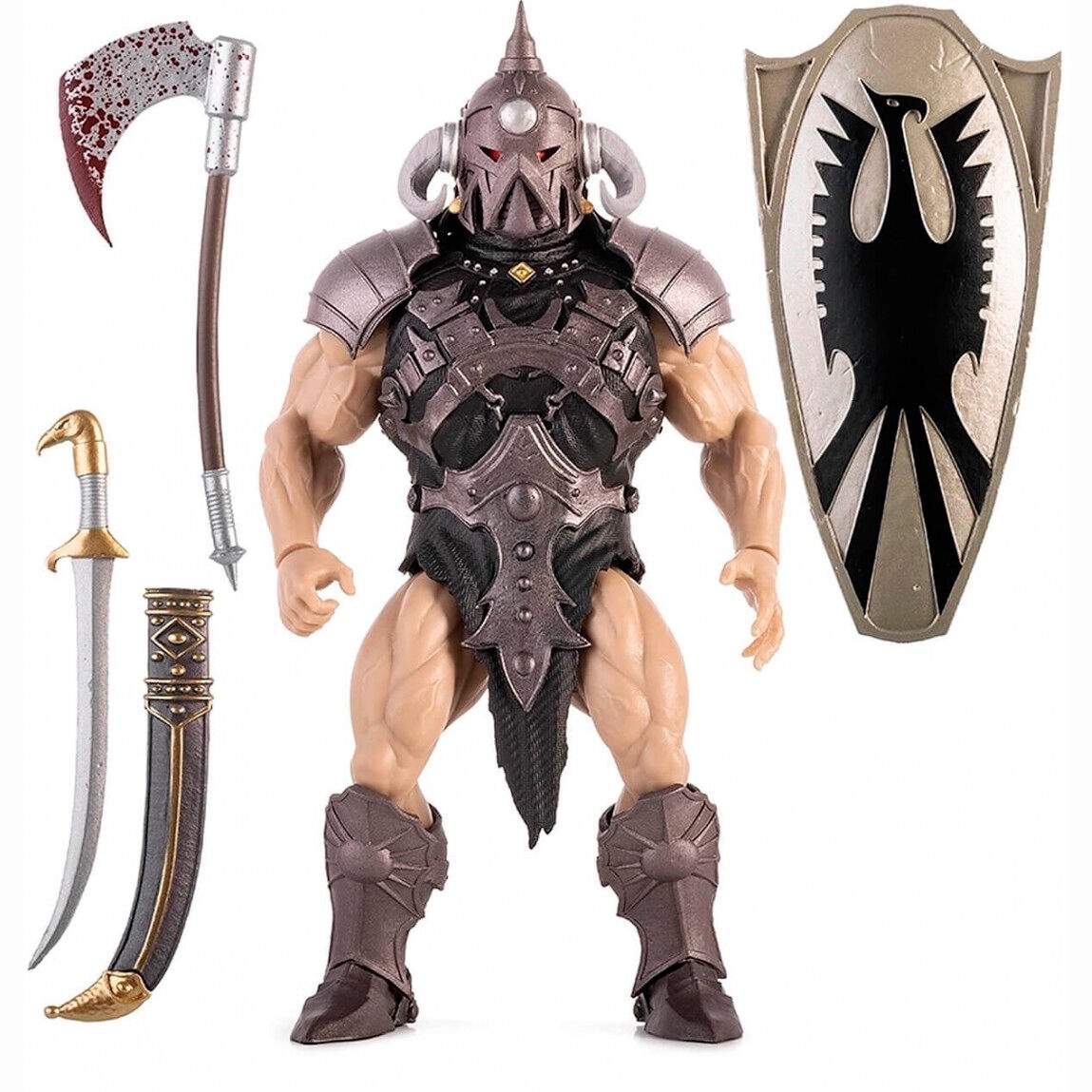 Death Dealer actionfigur – 14 cm, leddelt, tilbehør inkluderet