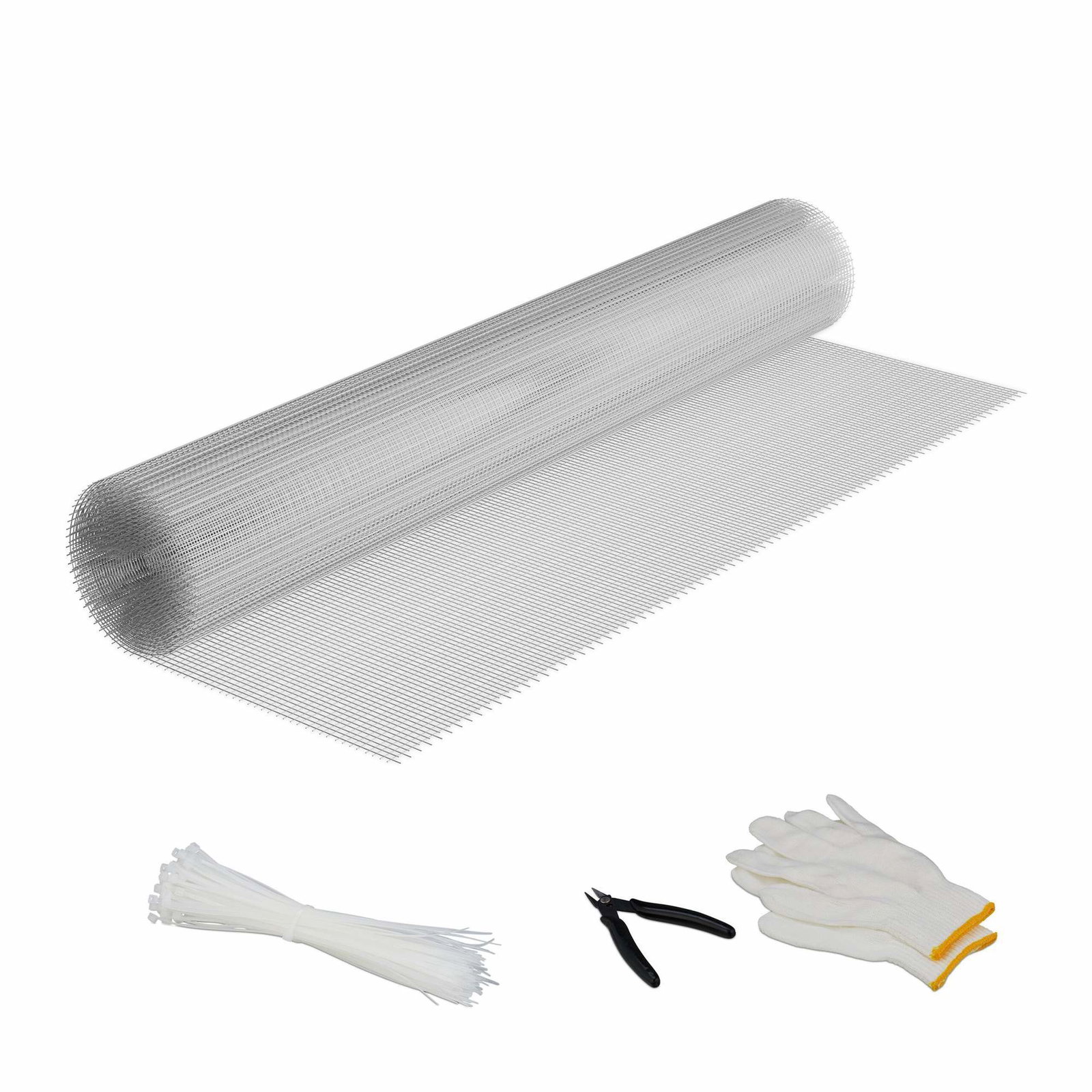 Galvaniseret stålnet til voliere – 6,3 mm, vejrbestandigt