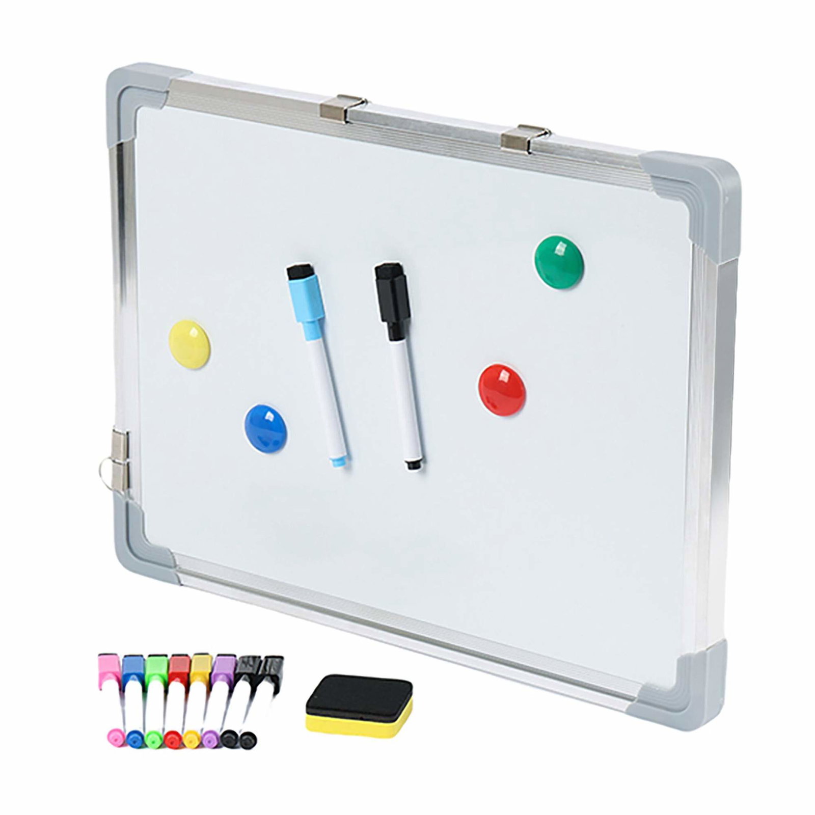 Magnetisk whiteboardtavla 30x40 cm med tuschpennor och magneter | Hem & Hobby | Pryloteket