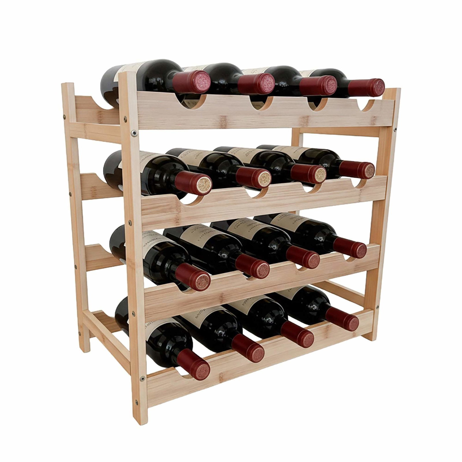 Bambus vinreol – Stilfuld opbevaring til hjemmebarer