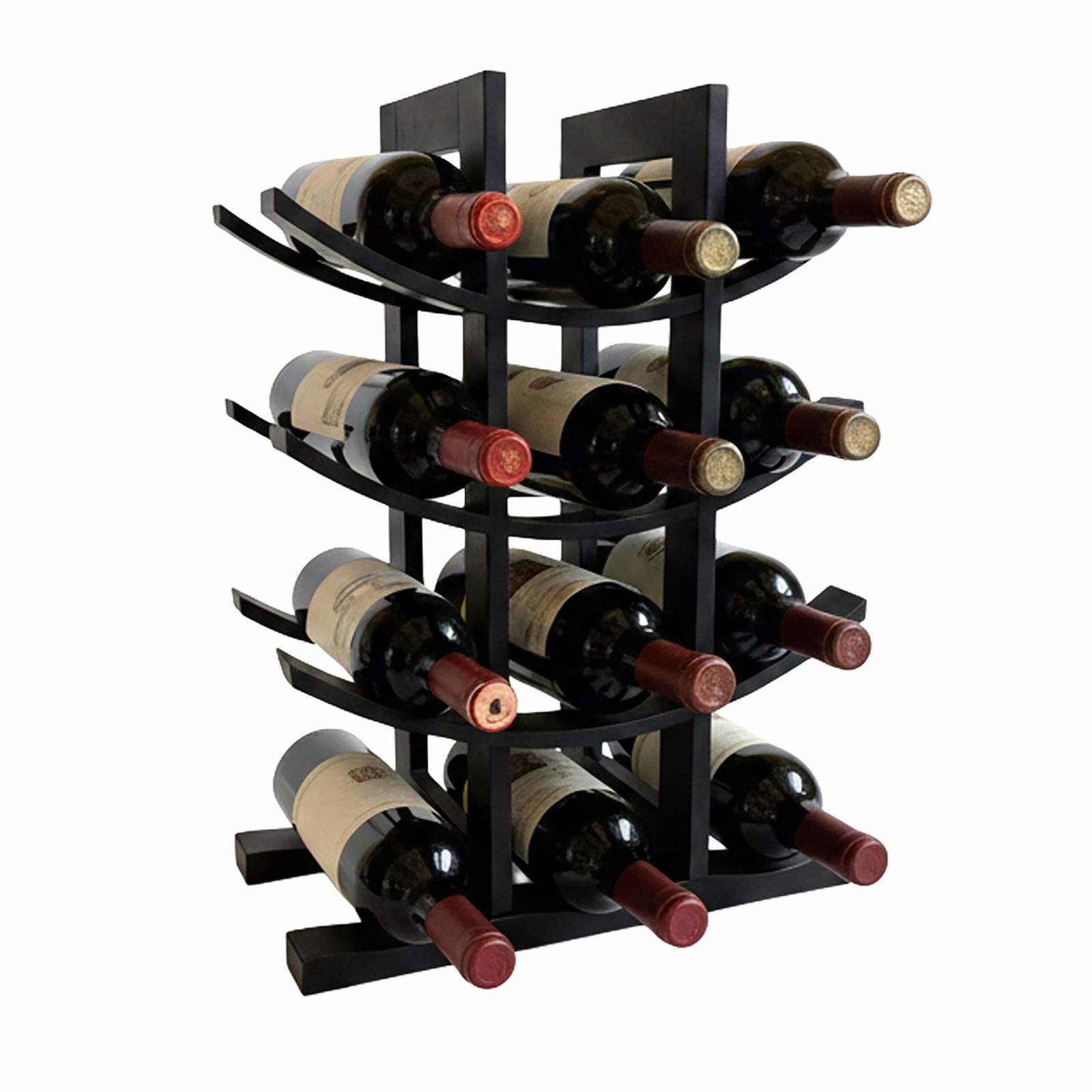 Bambus vinreol til 12 flasker – Stilfuld og pladsbesparende