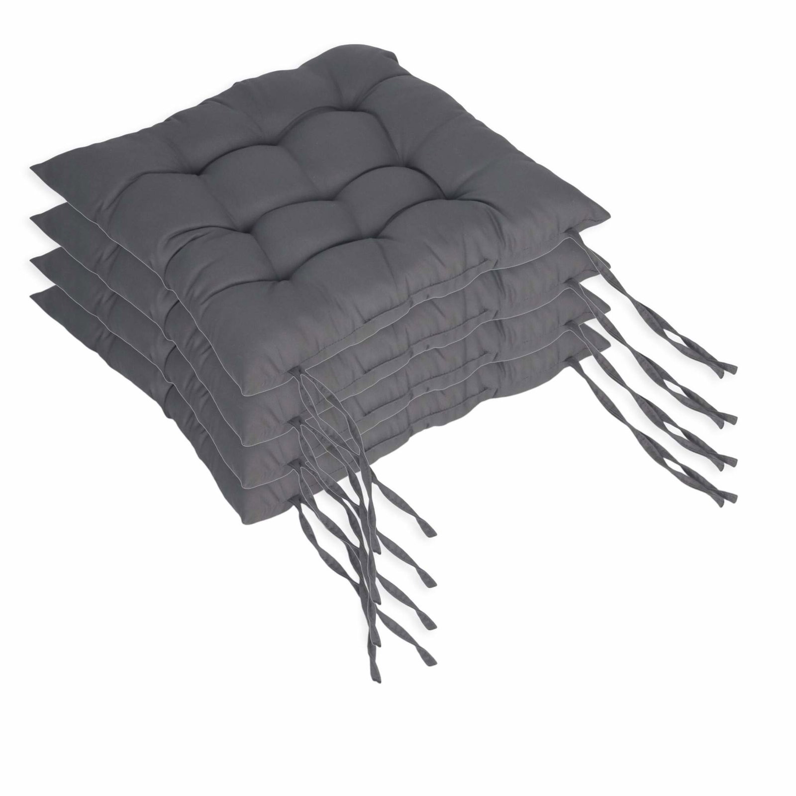 Quiltade stolsdynor, 4-pack – inomhus-/utomhusbruk | Hem & Hobby | Pryloteket
