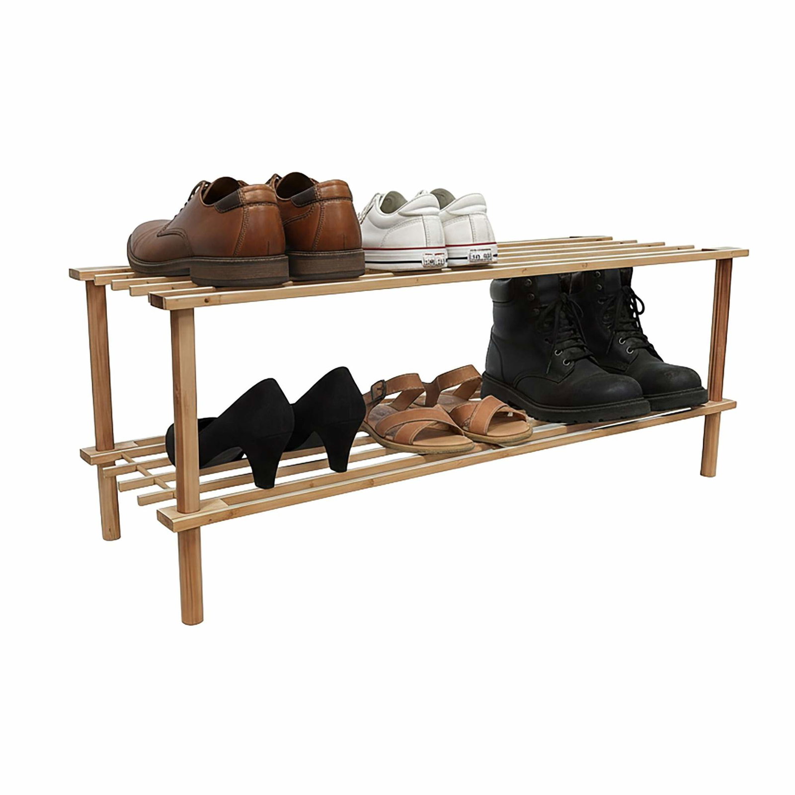 Bambus skohylde – Pladsbesparende, Rummer 9 par