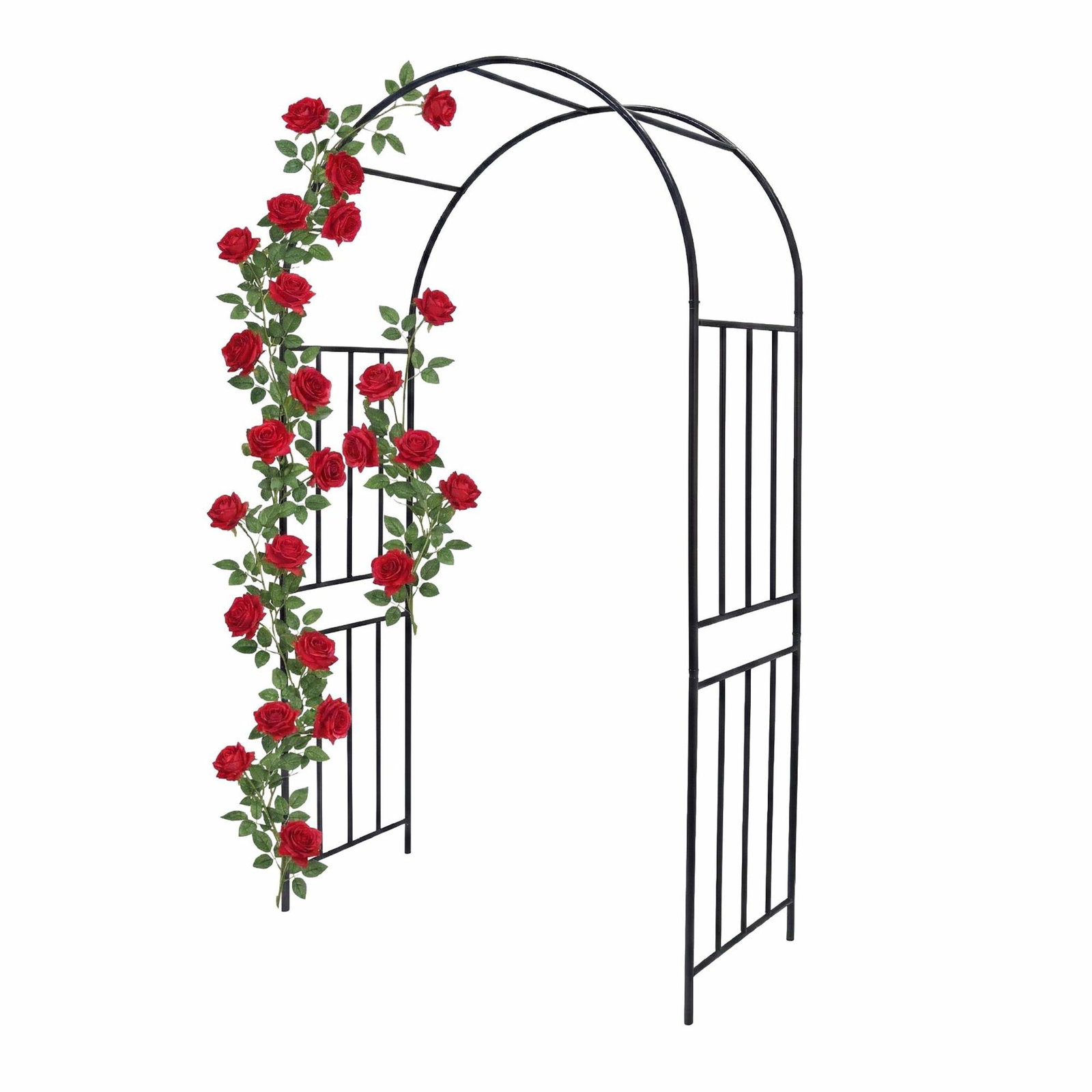 Växtbåge i svart metall, väderbeständig design | Hem & Hobby | Pryloteket