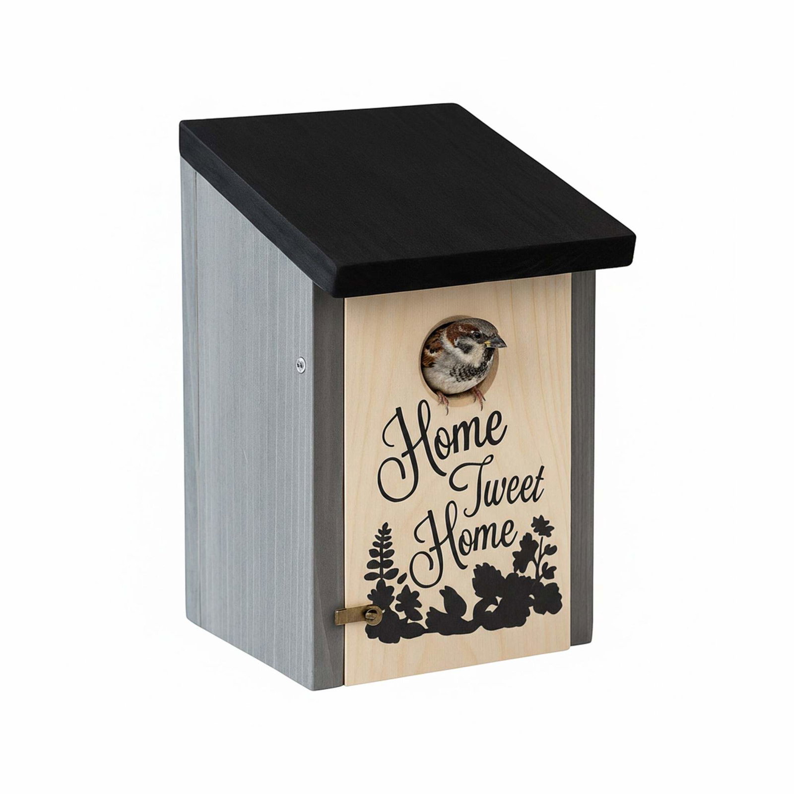 Lille fuglekasse – rød og grøn, nem at rengøre