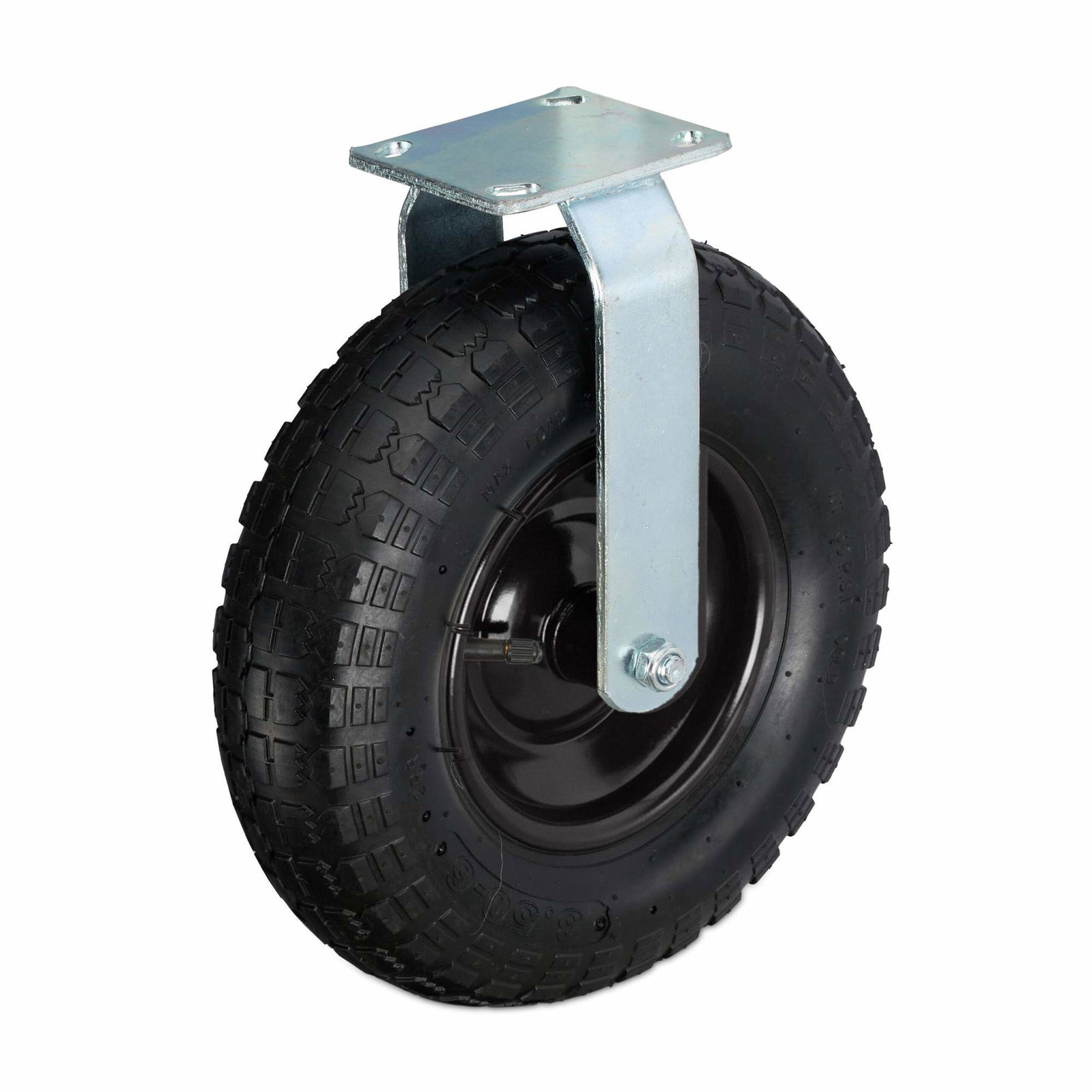 Pneumatiske hjul med stålplade og dæklast