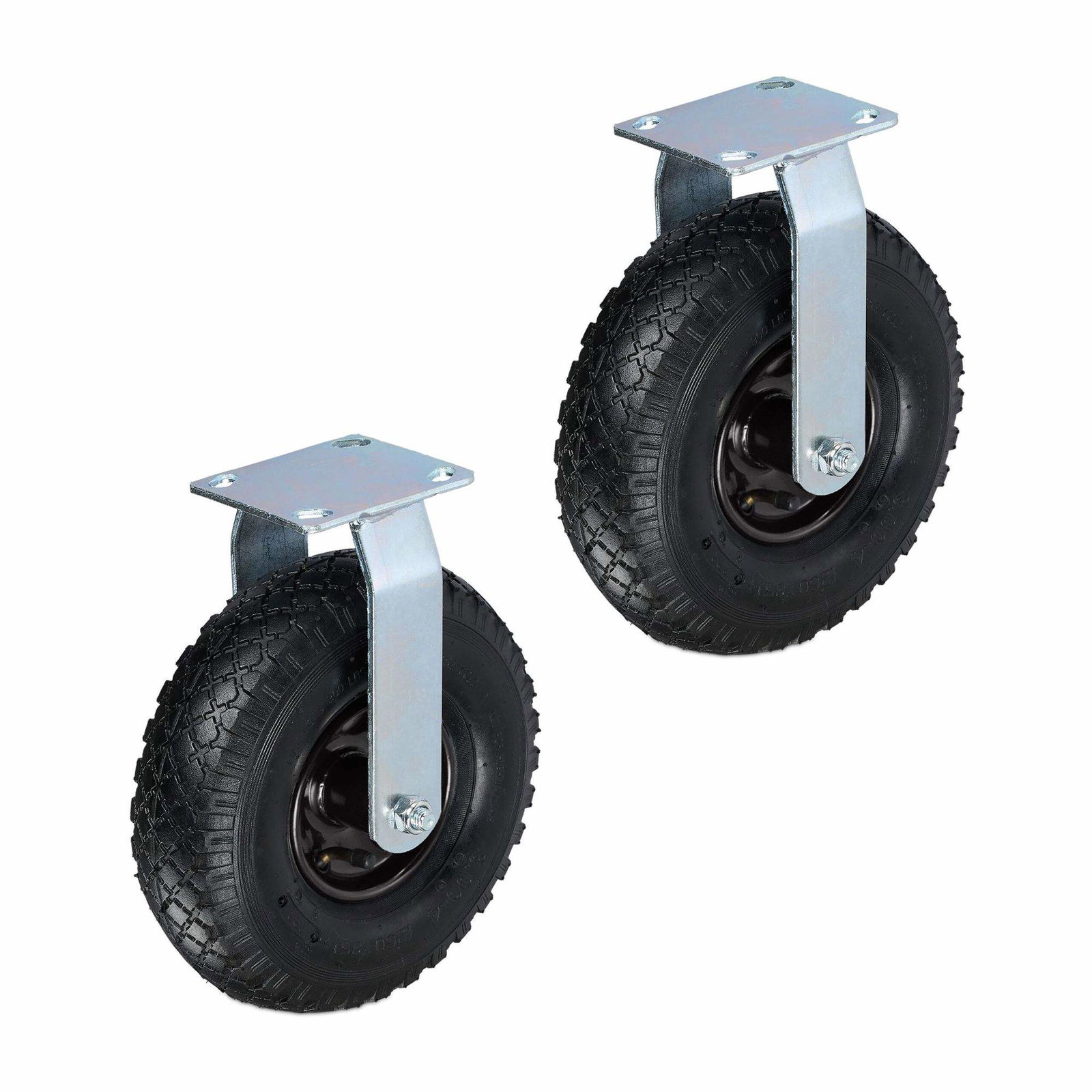 Pneumatiske hjulsæt med 2 stk. – Kraftig transport