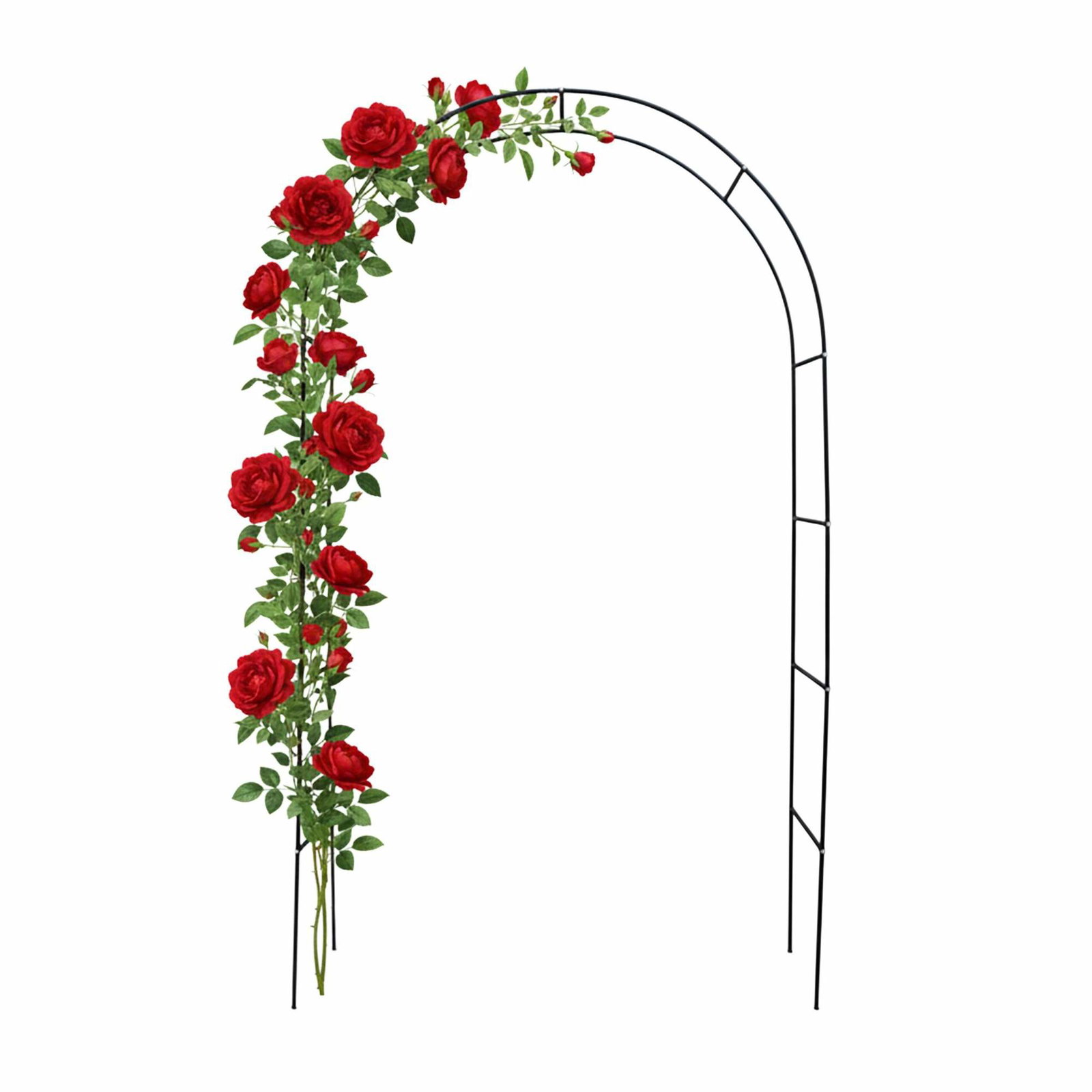 Justerbar metalrosebue til klatreplanter